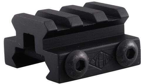 Yankee Hill Machine Mini Riser 1 1/4" Long 1/2" Tall Three Slots Black Picatinny YHM-226